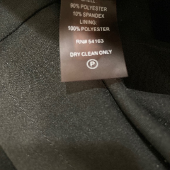 Tommy Hilfiger Black Faux Suede Short Sleeve Dress - Size 8 - Picture 9 of 9